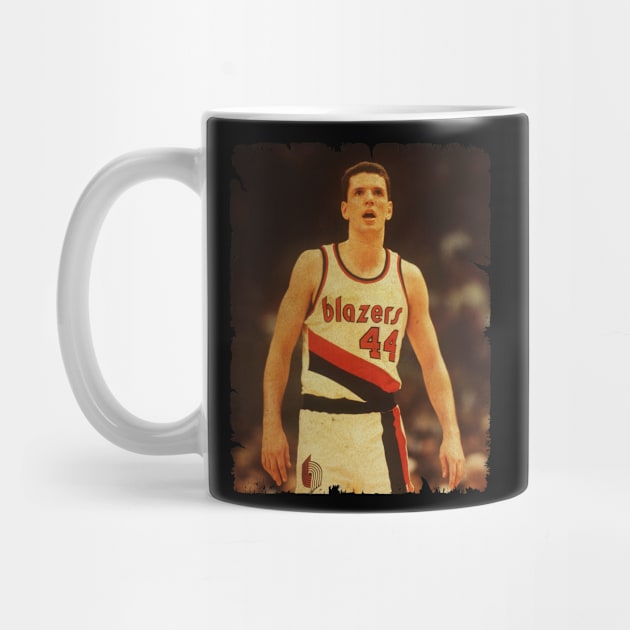 Drazen Petrovic - Vintage Design Of Basketball by JULIAN AKBAR PROJECT